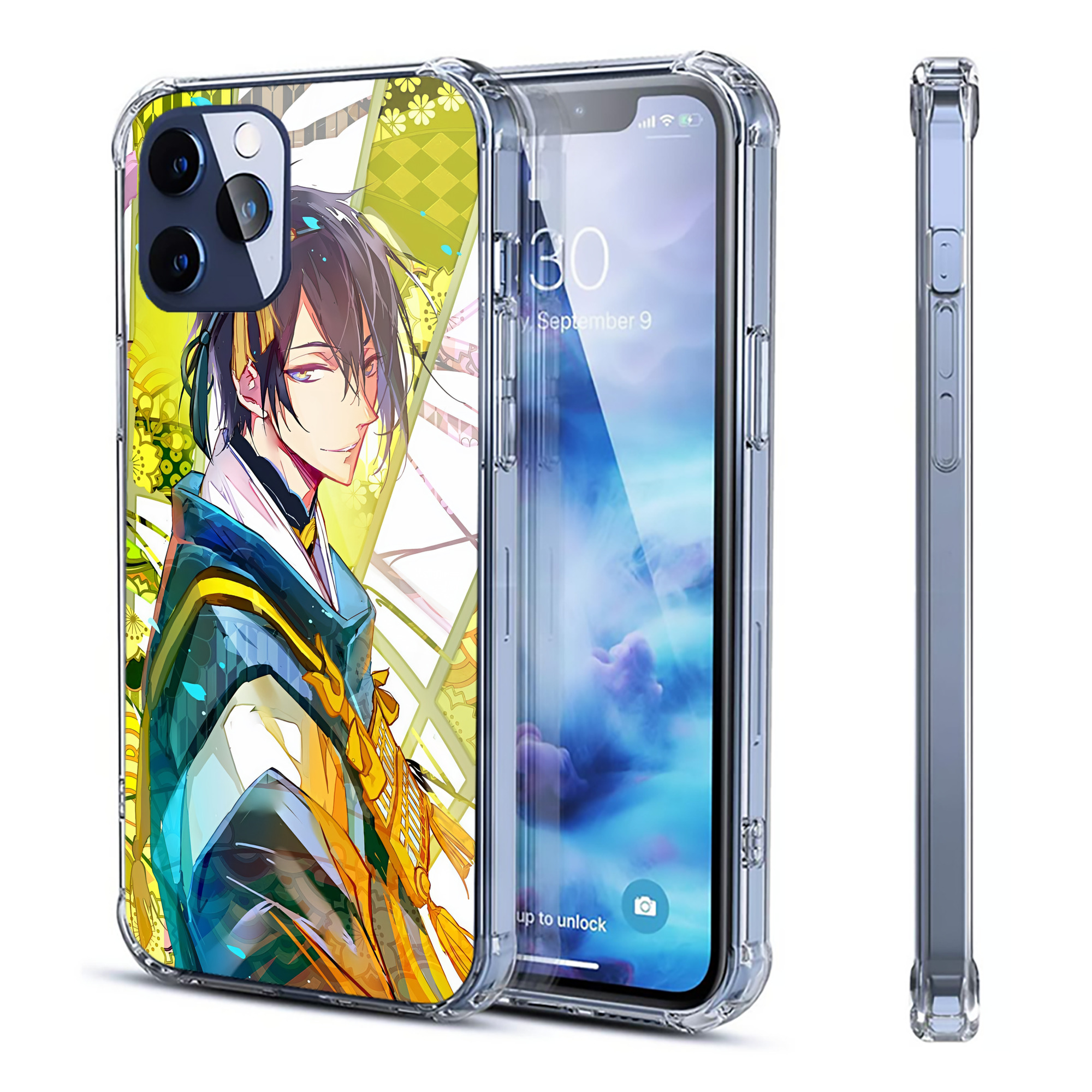 （画像用） 刀剣乱舞 Touken Ranbu 【iPhone 12シリーズ対応】透明スマホケース（クリアソフトケース）